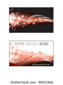 Business Card Template. Eps10 Format.