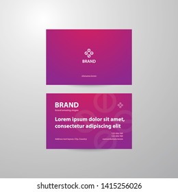 Business card template, EPS10, Vector
