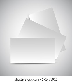 Business card template with flat user interface,vector design