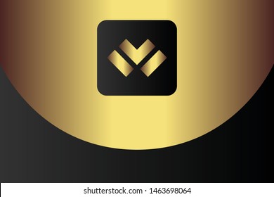 business card template with gold gradient luxury modern presentation template
