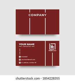 business card template. mock up vector.