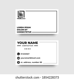 business card template. mock up vector.