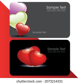 Business Card Template, Modern horizontal name card, Flat Style Vector Illustration. Stationery Design and visiting card, Creative and professional business card.