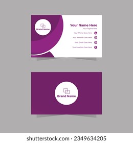 plantilla de tarjeta de visita, tarjeta de visita, presentación moderna, plantilla de tarjeta de visita, diseño geométrico, diseño abstracto 