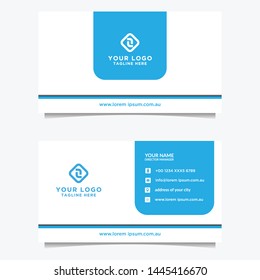 Business card template. Modern vector design