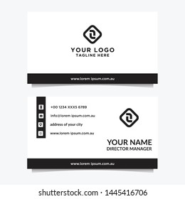 Business card template. Modern vector design