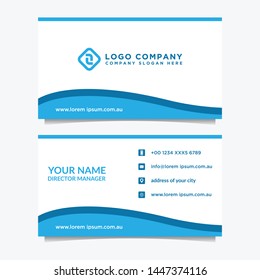 Business card template. Modern vector design