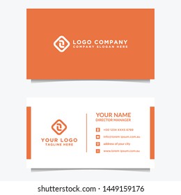 Business card template. Modern vector design
