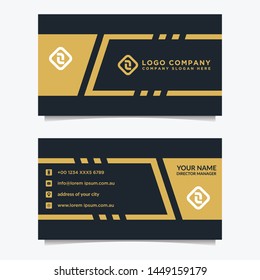 Business card template. Modern vector design
