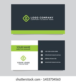 Business card template. Modern vector design