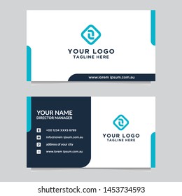 Business card template. Modern vector design