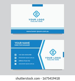 Plantilla de tarjeta de presentación. Diseño vectorial moderno