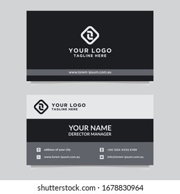 Business card template. Modern vector design