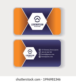 Business card template and name card, Business card concept design