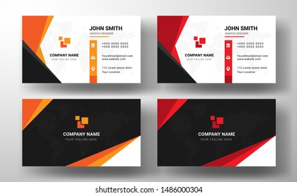 Business Card Template Premium. Vector Eps 10