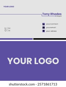 Business Card Template . it's a professional business card design template.