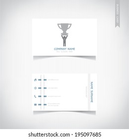 Business card template set, vector eps10