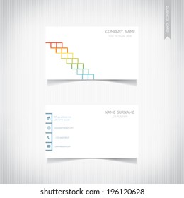 Business card template set, vector eps10