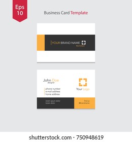 Business Card Template. Simple Vector Illustration. Modern And Creative Design Style