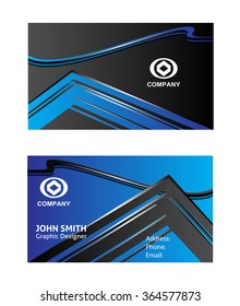 Business Card Template vector
