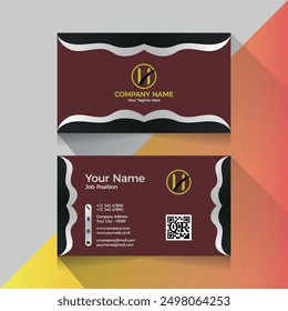 Tarjeta de visita Plantilla Vector color geometría abstracta tarjeta de negocios finanzas industriales personas