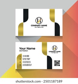 Business card template vector color abstract geometry card business finance industrial people