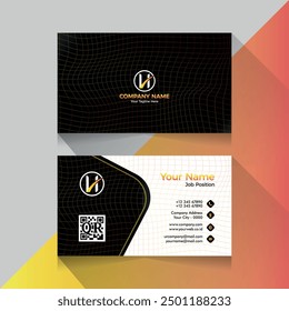 Business card template vector color abstract geometry card business finance industrial people