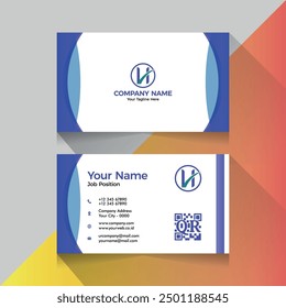 Business card template vector color abstract geometry card business finance industrial people