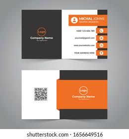 Business card template vector design 