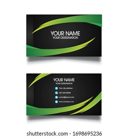Business card template  vector design.