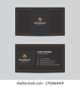 Business Card Template Vector Design