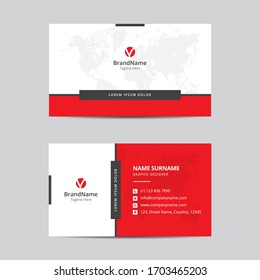 Business Card Template Vector Design