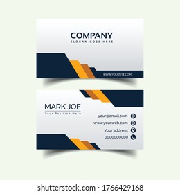 Business card template vector design. Card design.