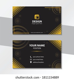 business card template vector design