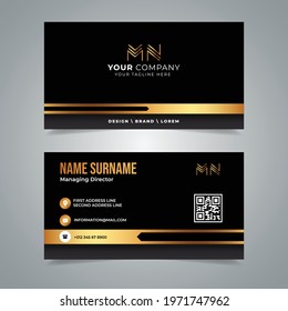 business card template vector design
