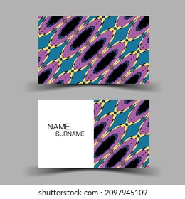 Business card template. Vector design. illustration EPS10