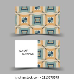 Business card template. Vector design. illustration EPS10