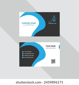 tarjeta de visita, Plantilla de tarjeta de visita, Vector elegante Profesional dorado moderno simple único azul, rojo, verde minimalista diseño de tarjeta de visita creativa