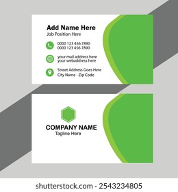 business card, business card template, vector elegant golden Professional modern simple unique blue, green minimalist creative business card design