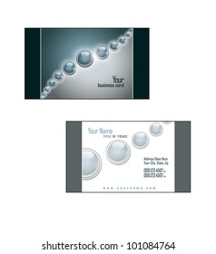 Business Card Template. Vector Eps10 Illustration.