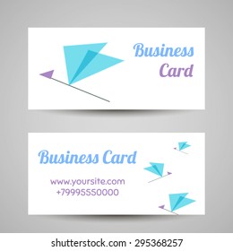 Business card template. Vector icon for beauty industry, beauty salon, cosmetic labeling, beauty boutique. 