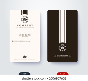 Business card template. vector illustration.