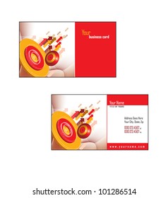 Business Card Template. Vector Illustration.