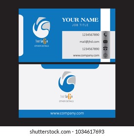 Business card template, vector illustration design