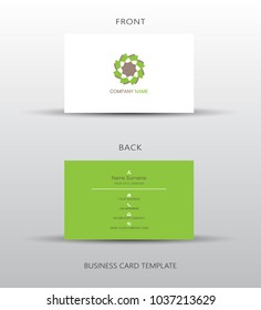 Business card template, vector illustration design