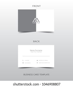 Business card template, vector illustration design