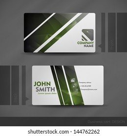 Business card template. Vector illustration. Eps 10.