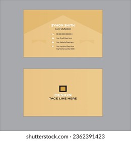 Plantilla de tarjeta de visita, ilustración vectorial y diseño icónico.