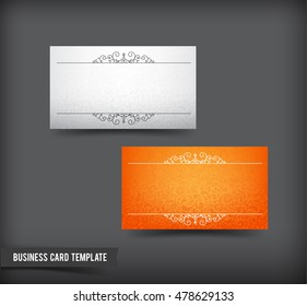 Business card template vector illustration