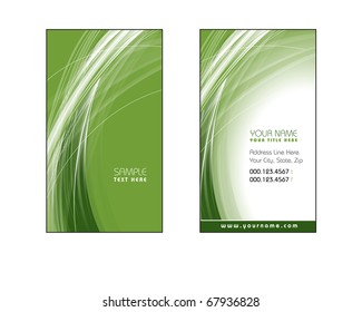 Business Card Template. Vector Illustration.